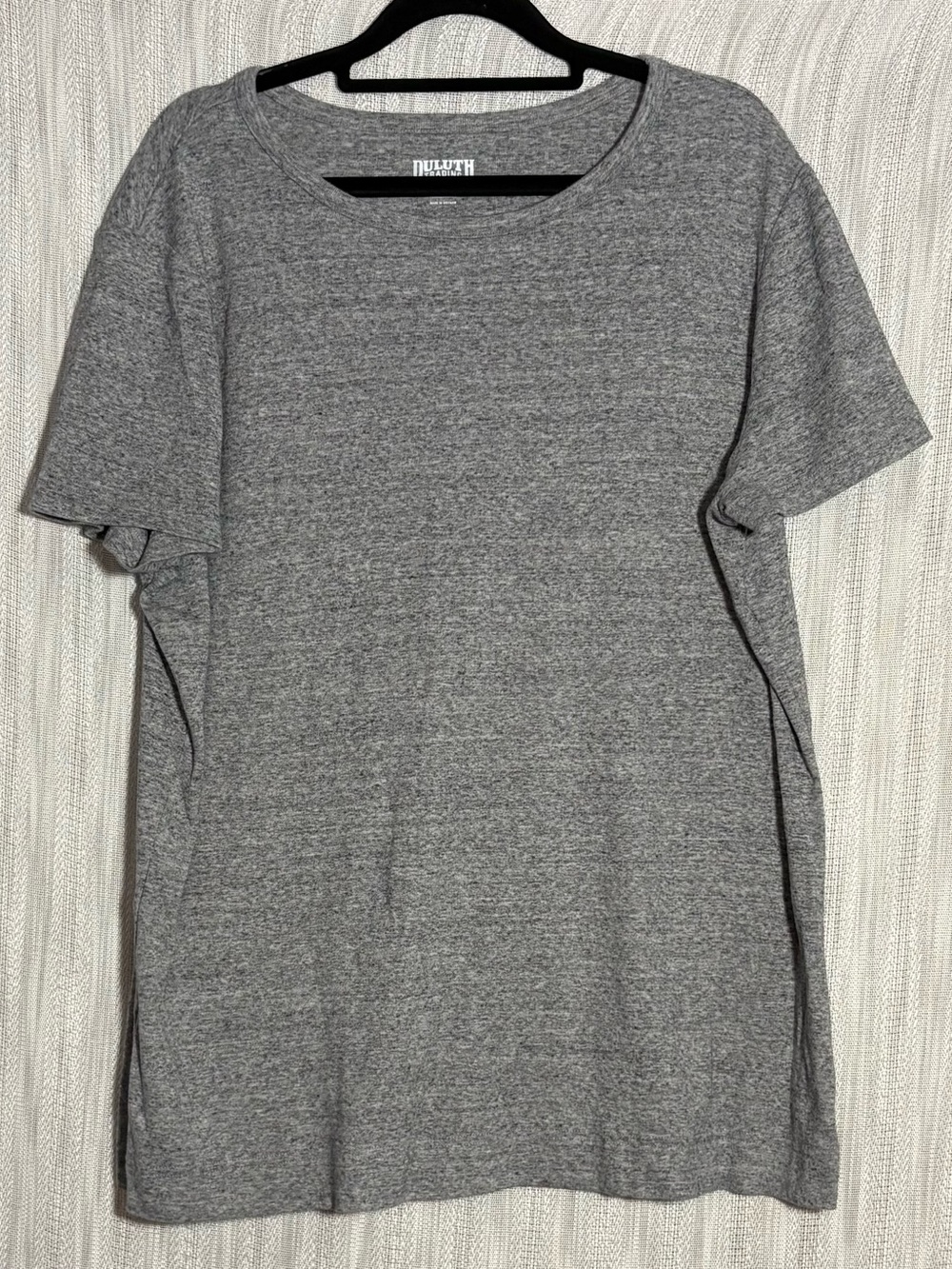 Duluth Trading Co Gray Short Sleeve Crew Tee